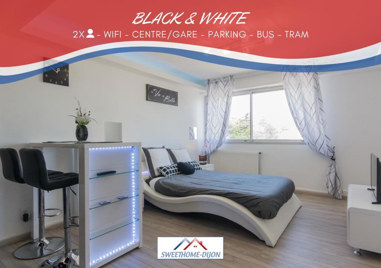 Sweethome Dijon - Black & White Bagian luar foto